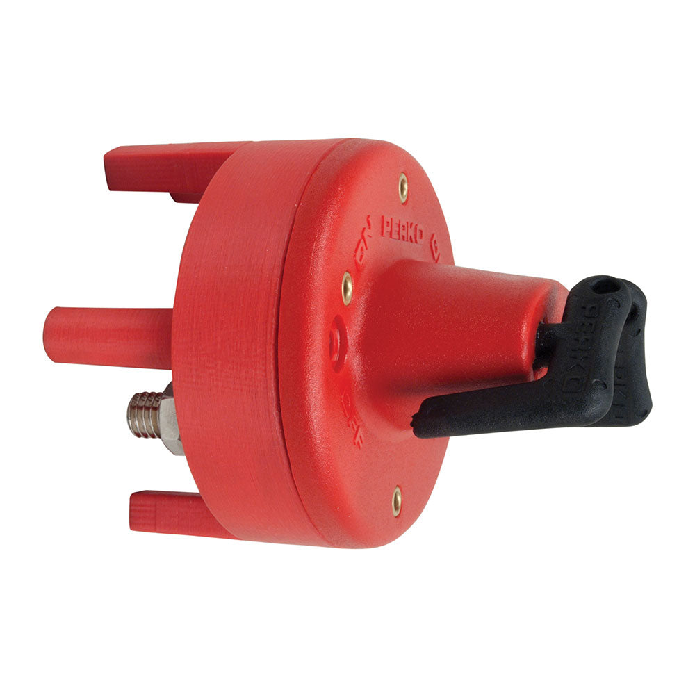 Perko Dual Battery Switch wMounting Ring Legs Bulkhead Mount 8521DP